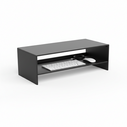 Monitor Riser with Storage Shelf